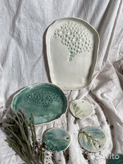Набор посуды ручной работы