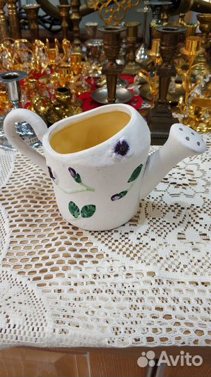 Винтаж лейка для цветов керамика Германия