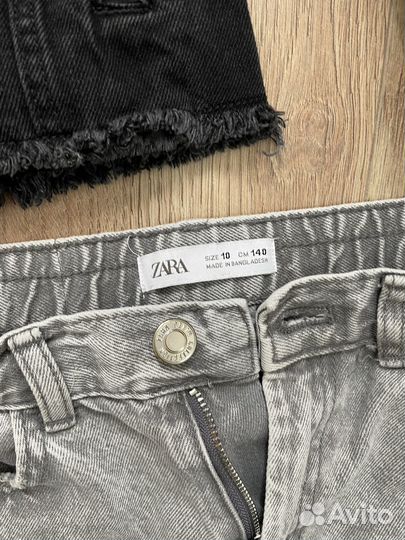 Джинсы zara 140, вещи для девочки zara 134-140