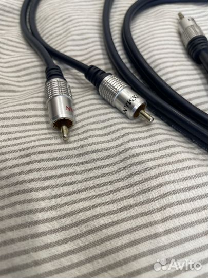 Японский кабель luxmann jack 3,5 2 rca