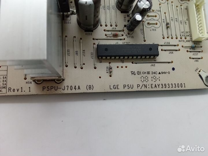 Блок питания EAX39331101/8 EAY39333001 телевизора