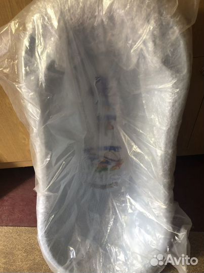 Ванна детская с клапаном для слива и аппликацией