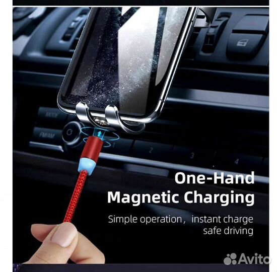 Магнитный кабель micro usb