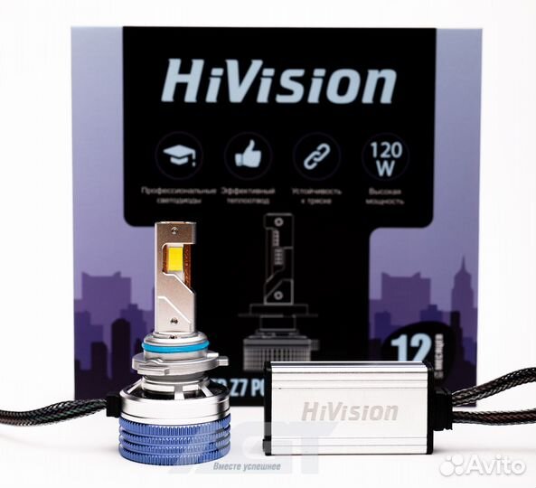 Лампа LED HiVision Z7 Power Bright HB4 / 9006 2шт