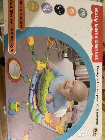 Развивающий коврик новый