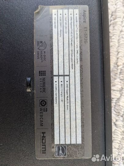 Ноутбук Acer e1 572G.intel i3; 15.6