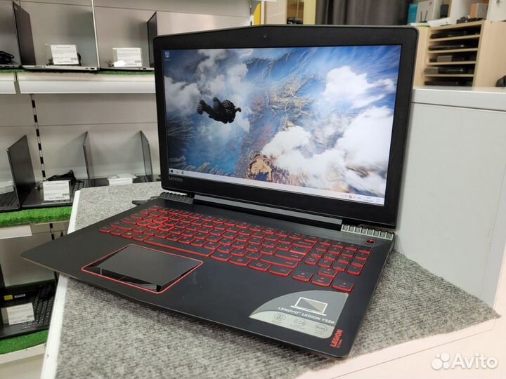 Игровой ноутбук Lenovo i5-7300HQ GTX 1050 2GB