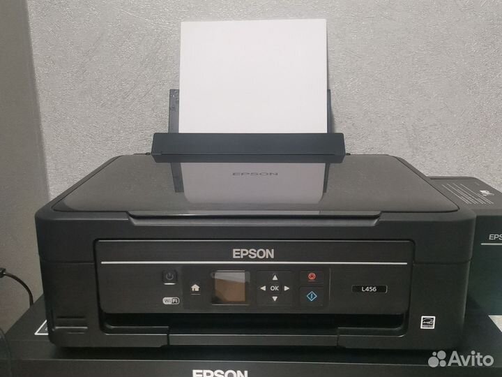 Цветной принтер epson L-456, мфу