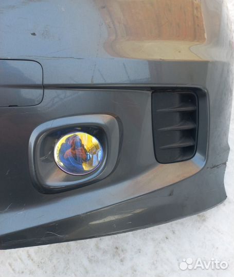 Бампер с туманками honda freed spike