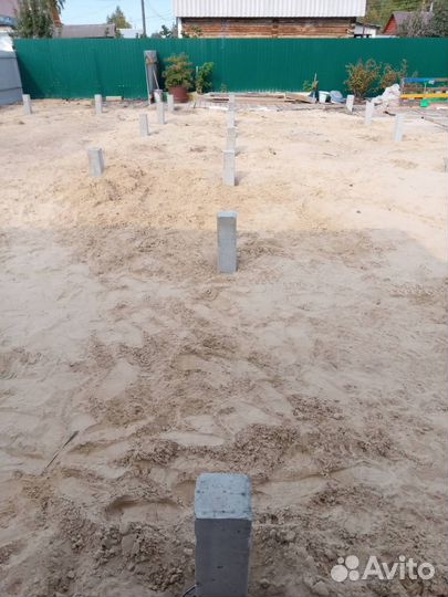 Сваи железобетонные с монтажом