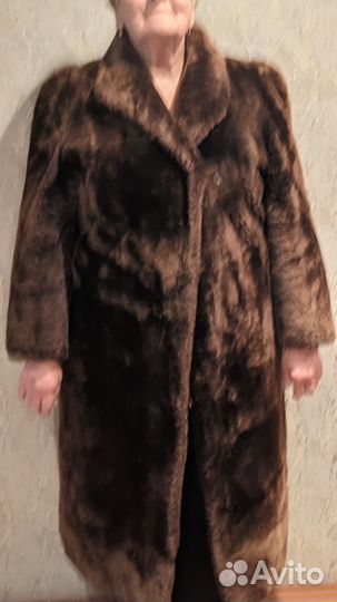 Шуба мутоновая женская 56 - 58 размер