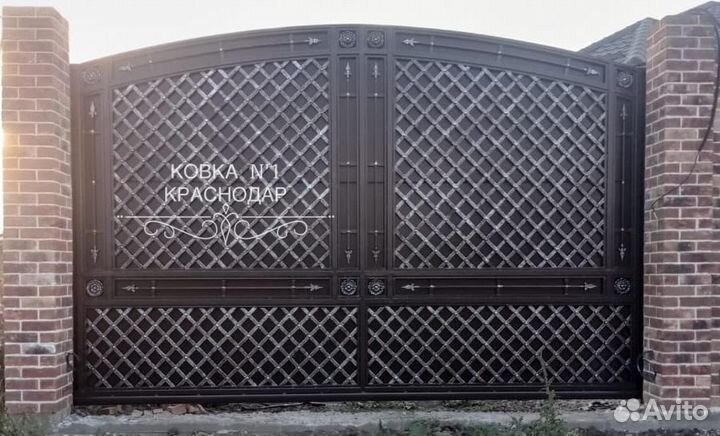 Кованые ворота и калитки