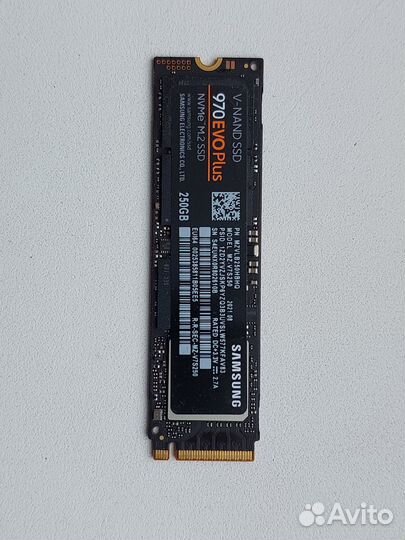SSD samsung 970 evo plus 250Gb