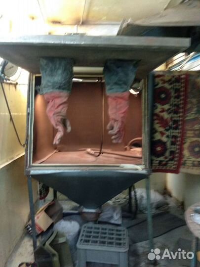 Установка пескоструйная в комплекте