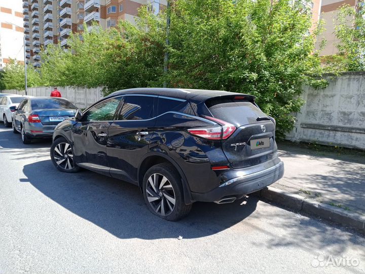 Nissan Murano 3.5 CVT, 2019, битый, 65 000 км