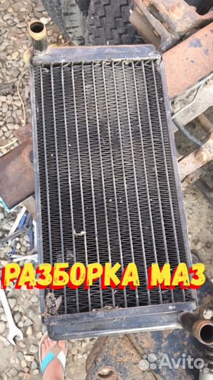 Радиатор печки маз