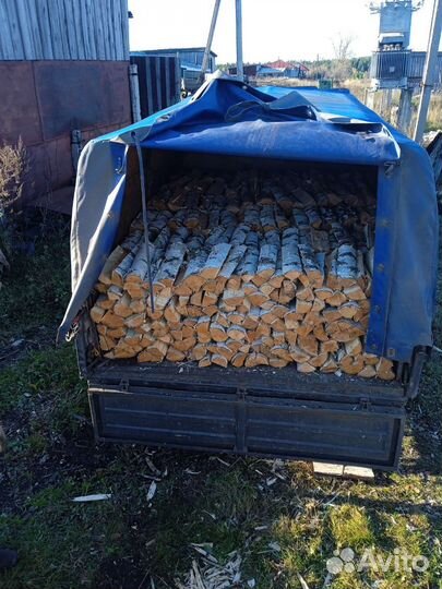 Дрова березовые колотые
