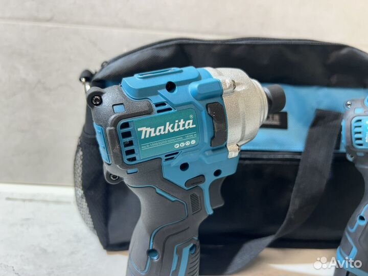 Шуруповерт + гайковерт makita комплект