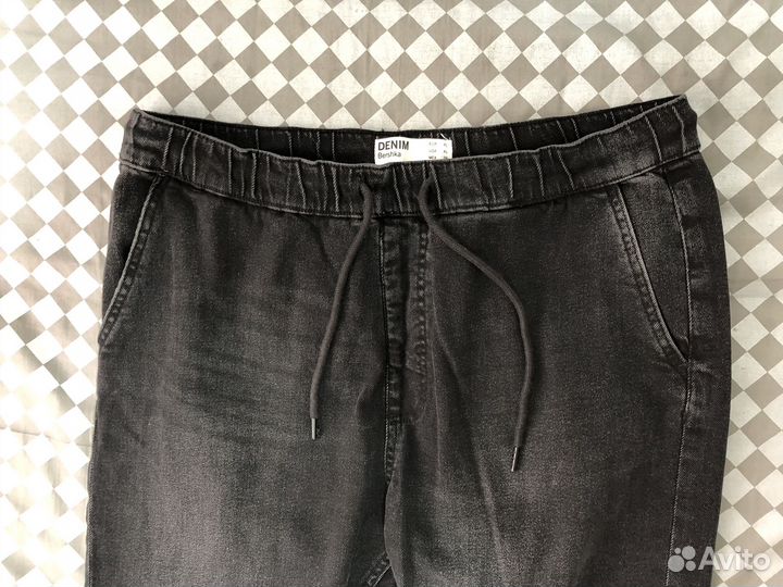 Джоггеры джинсовые Bershka