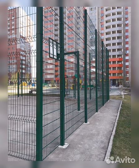 Забор из 3д сетки