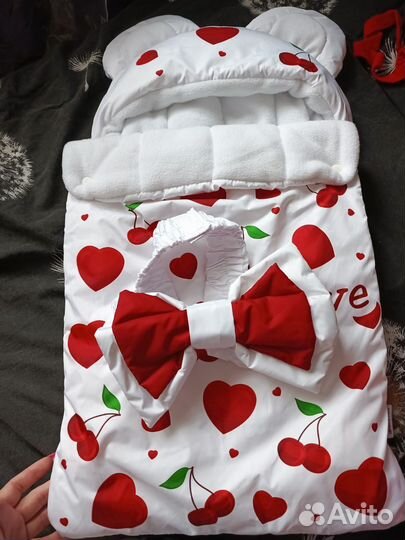 Конверт на выписку весна