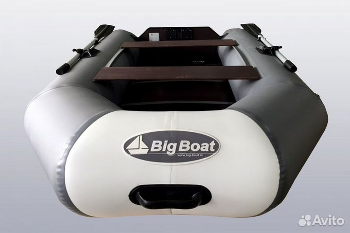 Лодка пвх под мотор Big Boat T250К; серая