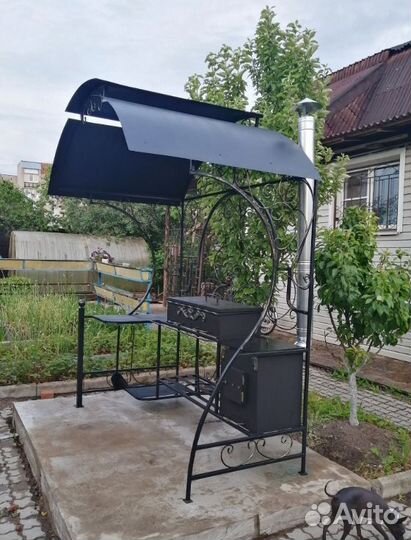 Мангал со столиком