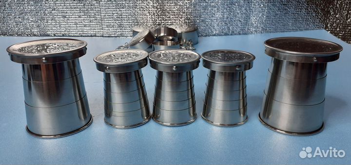 Армейские стопки Складные на цепочке Army National