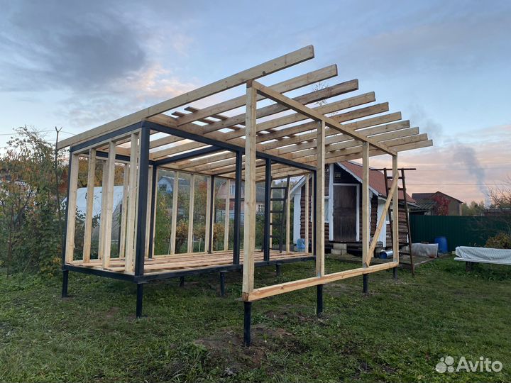 Плотники. Работы по дереву