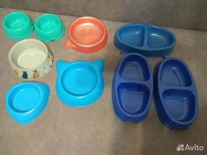 Миски, игрушки для кошек, совок