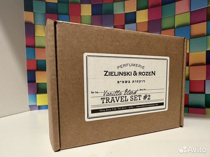 Набор Zielinski & Rozen Travel-Vanilla Blend