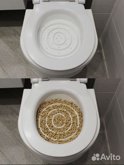 Лоток для приучения кошек к унитазу