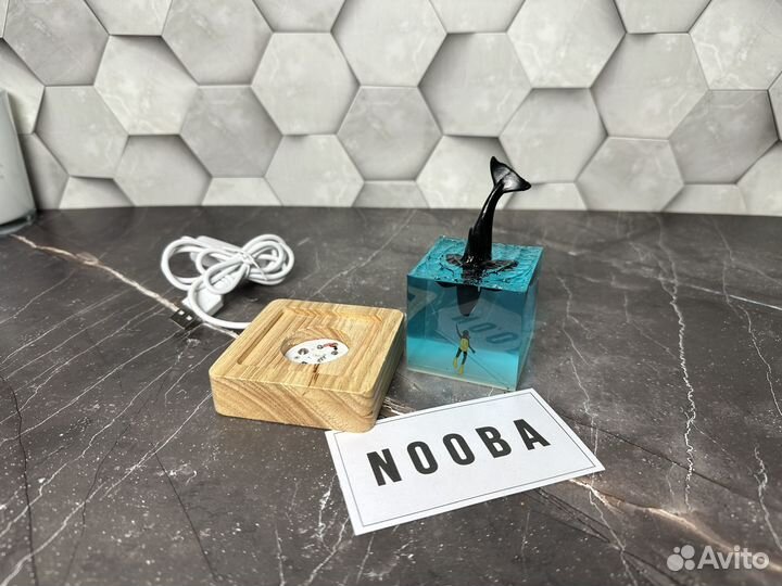 Ночник из эпоксидной смолы