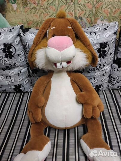Игрушка заяц большая