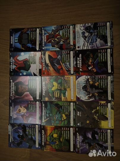 Карточки черепашки ниндзя