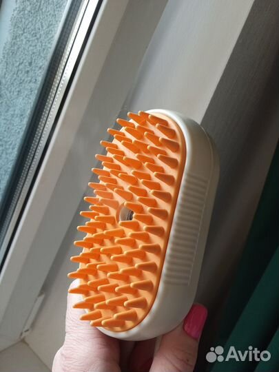 Щетка расческа с паром для собак