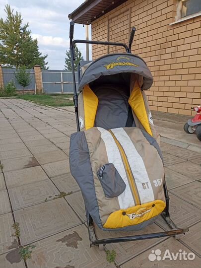 Детские санки коляска