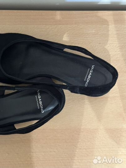 Туфли балетки натуральная замша 36