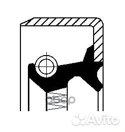 Сальник ступицы ford transit 2.0/2.4TDCi 01