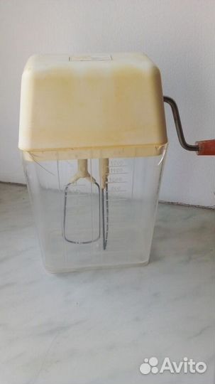 Миксер кухонный ручной механический СССР 1 л