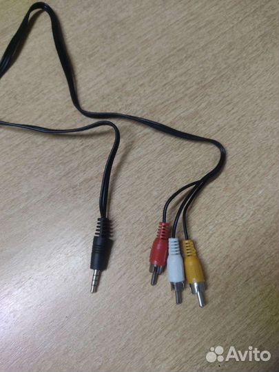 Аудио Шнур Aux-3RCA, Аукс-3 тюльпана