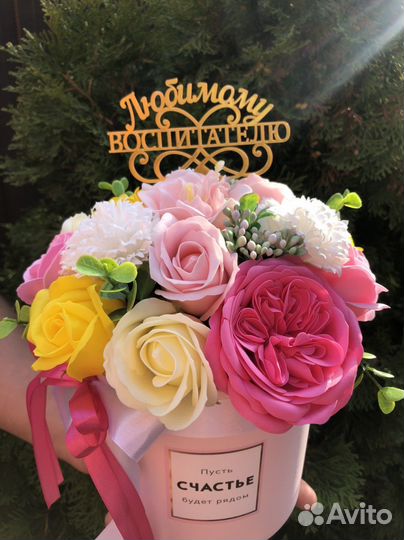 Цветы из мыла