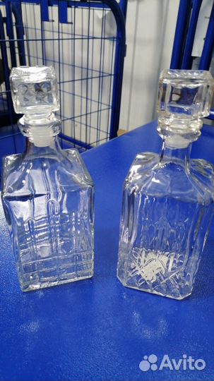 Графин бутылка 0,5 л с пробкой