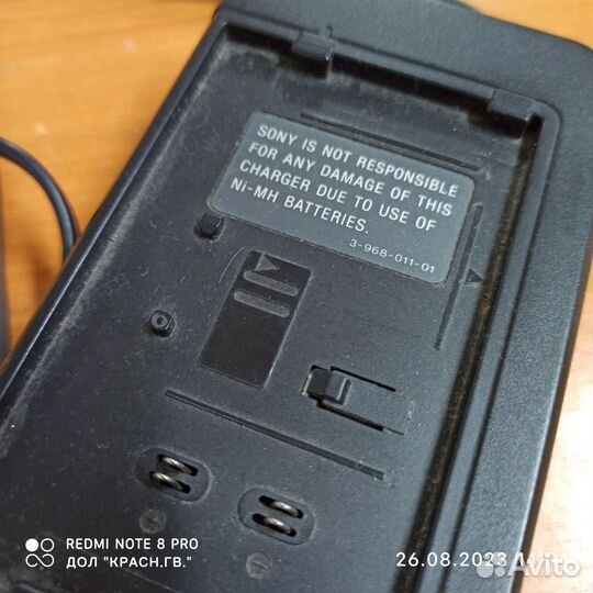Адаптер питания видеокамеры sony AC-V16A, 10/7,5V