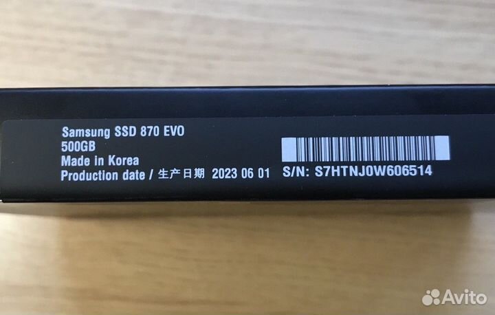 Новый диск SSD Samsung 870 EVO 500Gb оригинал
