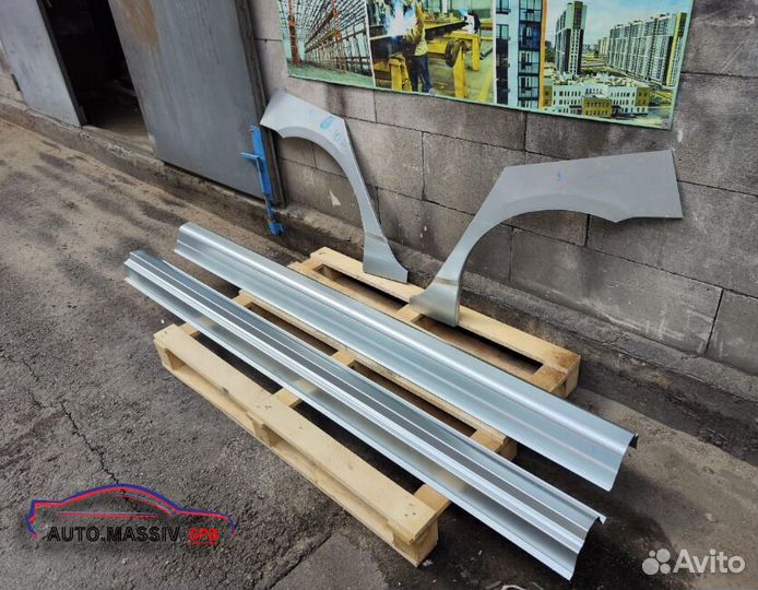 Пороги ремонтные Mercedes A-класс W168 рест