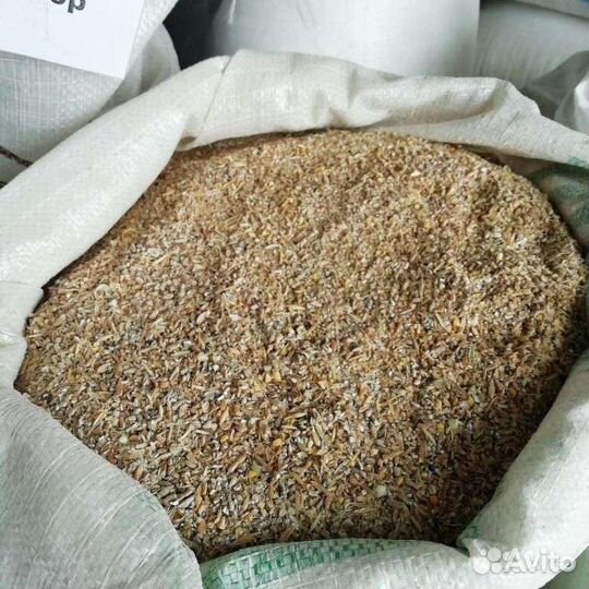 Зерно дробленое,зерносмесь,пщеница,ячмень,овес