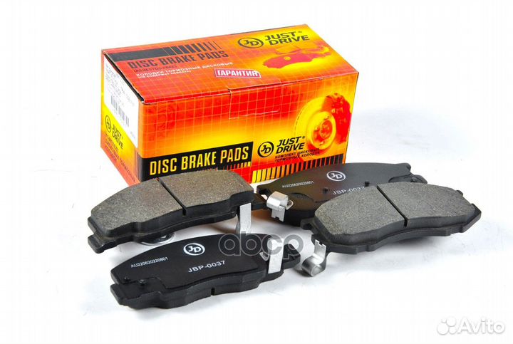 Колодки тормозные, передние D2150MH JBP0037 Jus