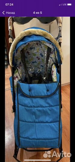 Детские санки коляска Galaxy