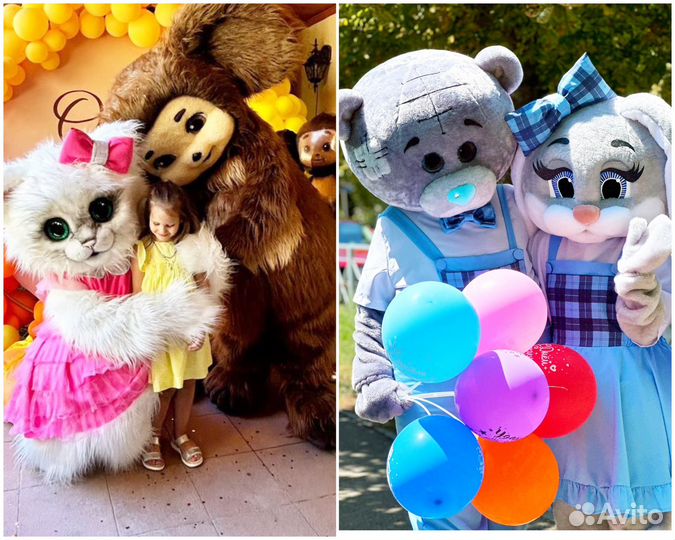 Ростовые куклы на праздник Аниматоры